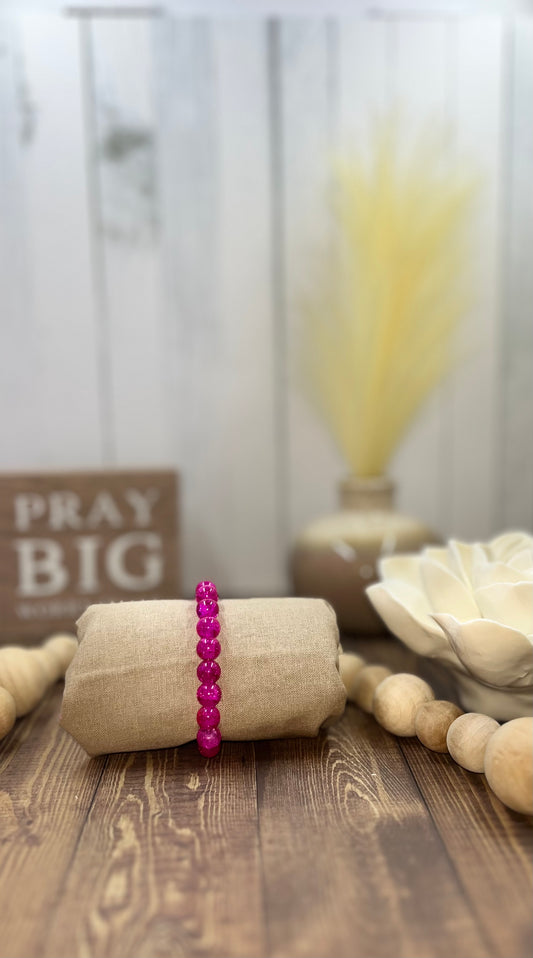 Pink beaded Bracelet