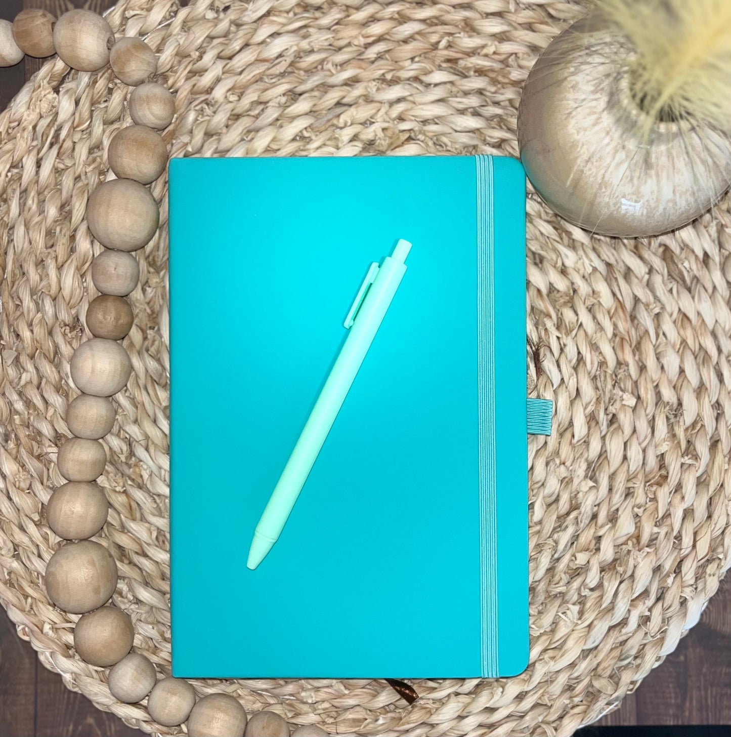 Turquoise notebook